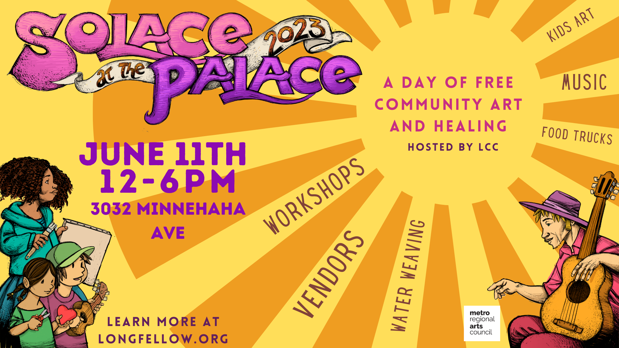 solace at the palace june 11th from 12 to 6