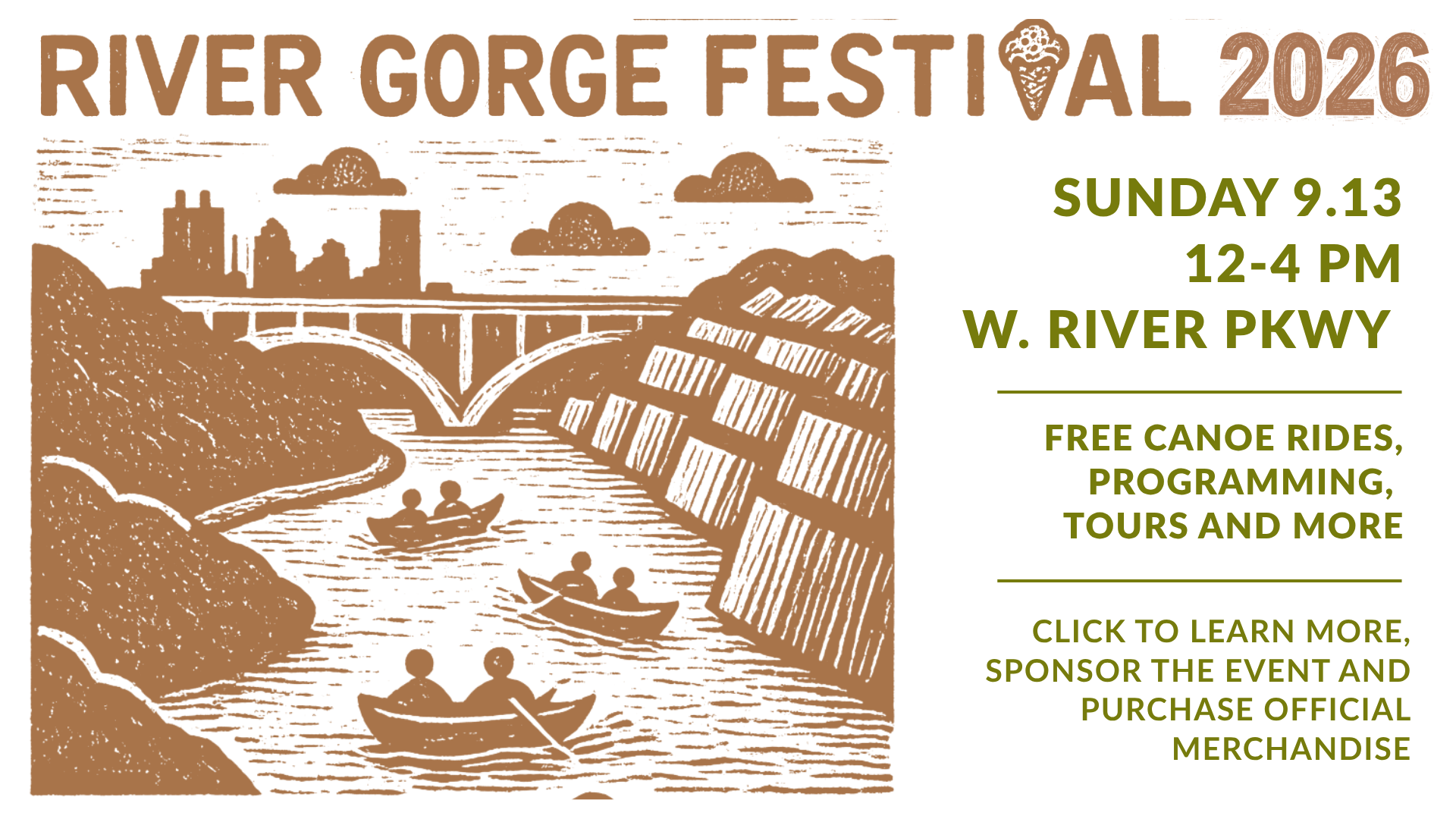 River Gorge Festival in Longfellow, Minneapolis on September 13th from 12-4 pm
